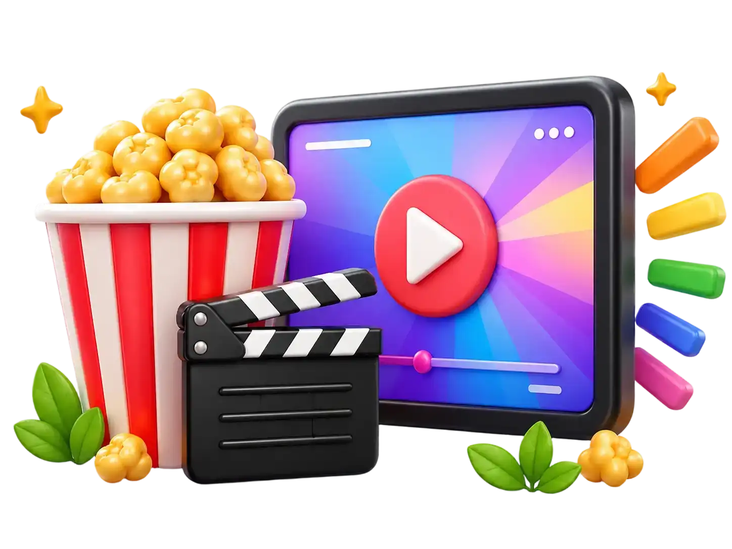 3D online video playback illustration for HLS stream troubleshooting