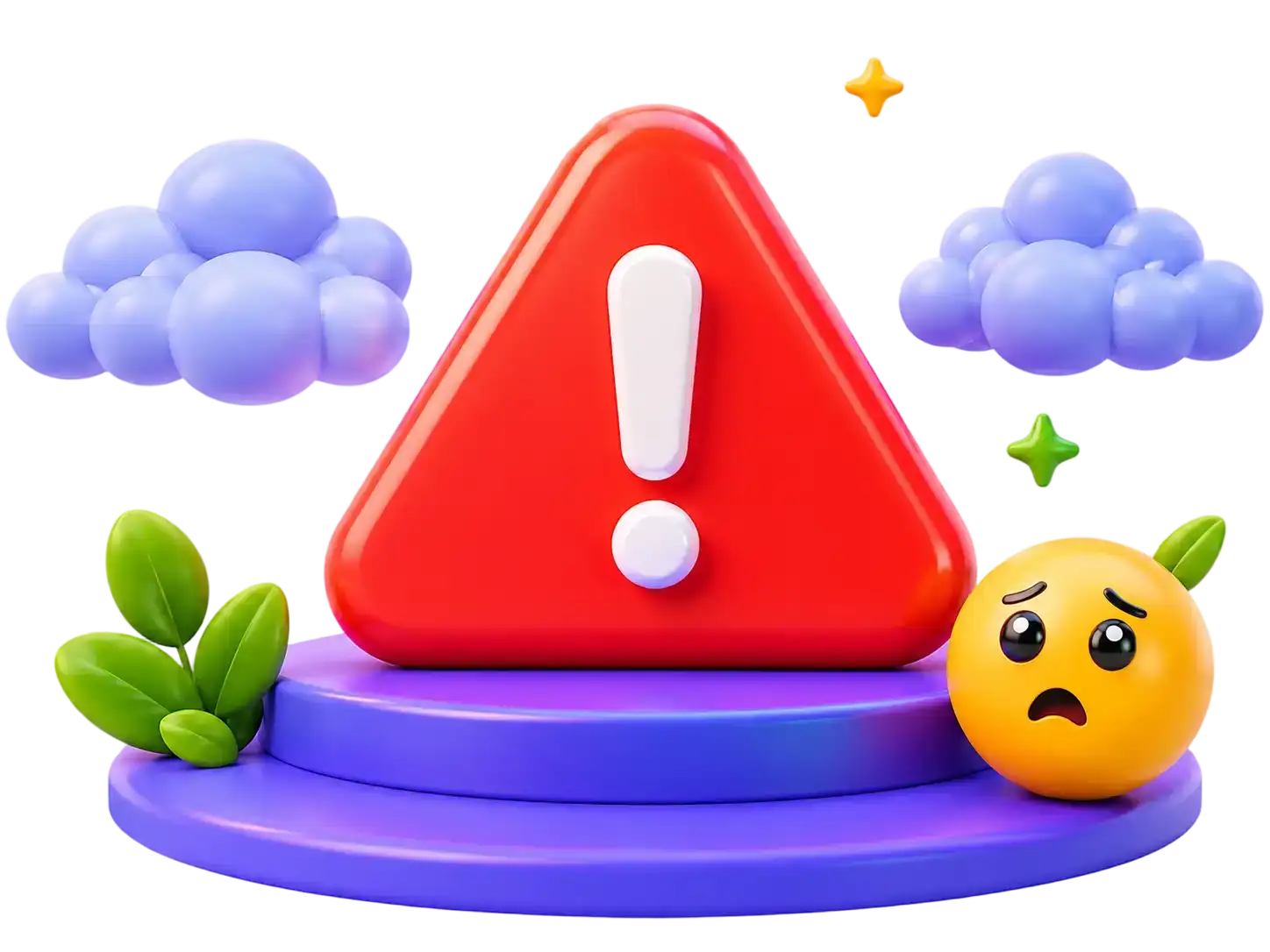 3D warning illustration for browser playback limits and authorized HLS testing